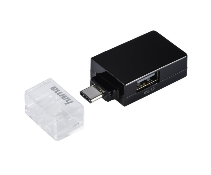 Hub USB Hama HUB HAMA 1:3, 1 x TYP-C - 1 x USB-A 3.1, 2 x USB-A 2.0#